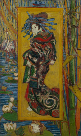 Courtesan: after Eisen by Vincent Van Gogh