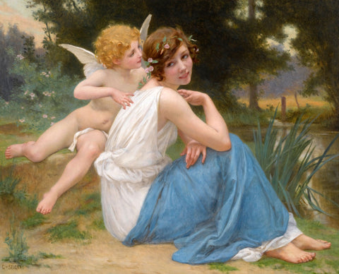 Cupid and Psyche by Guillaume Seignac