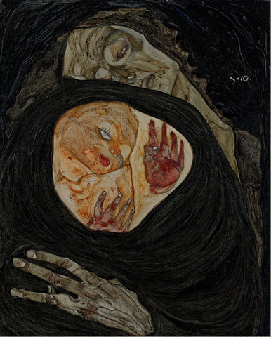 Dead Mother I by Egon Schiele
