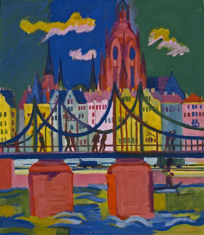 Der Frankfurter Dom by Ernst Ludwig Kirchner