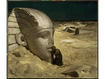 Desert Landscape Painting The Questioner of the Sphinx by Elihu Vedder