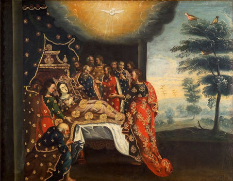 Dormancy of the Virgin by Cuzco School