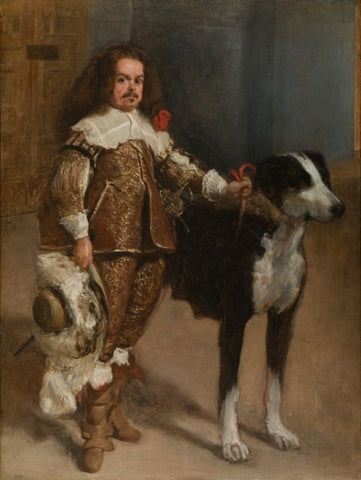 Dwarf with a Dog by Diego Velazquez