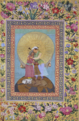 Emperor Jahangir and Shah by Abu al-Hasan