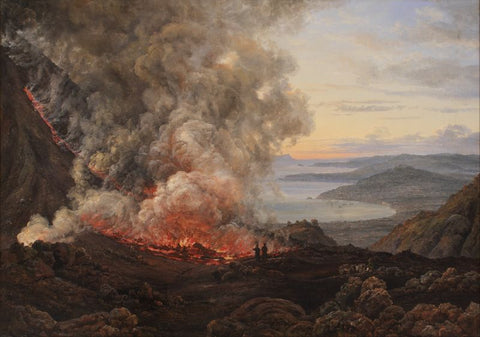 Eruption of the Volcano Vesuvius by Johan Christian Clausen Dahl