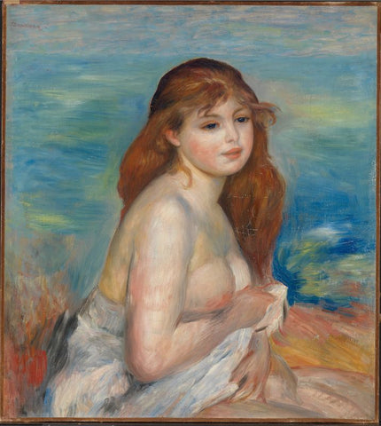 Etter badet by Pierre-Auguste Renoir