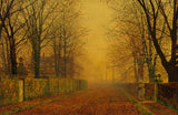 Evening Glow by John Atkinson Grimshaw