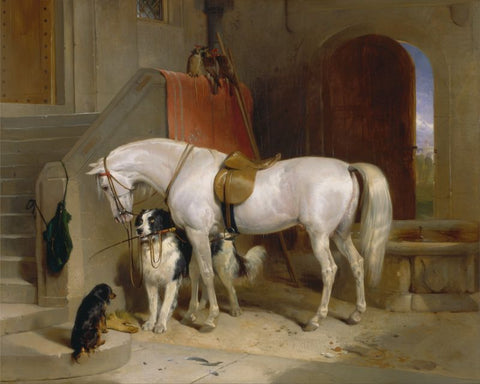 Favourites, the Property of H.R.H. Prince George of Cambridge by Edwin Landseer