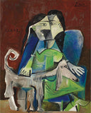 Femme au chien by Pablo Picasso