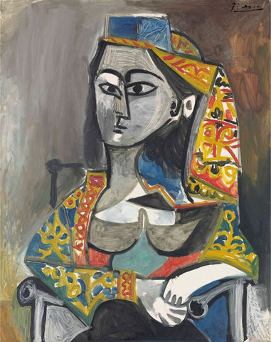 Femme au costume turc dans un fauteuil by Pablo Picasso