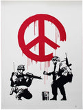 Fighting For Peace by Banksy