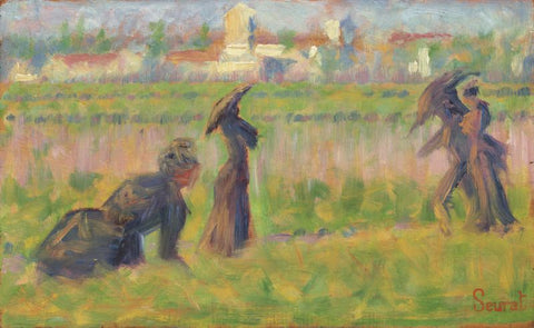 Figures in a Landscape by Georges Pierre Seurat