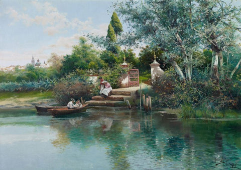 Fishing by Manuel García y Rodríguez