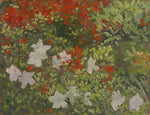 Floral Painting - Azaleas by Kuroda Seiki