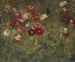 Floral Panting - Maria Oakey Dewing - A bed of poppies