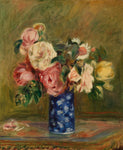Floral Panting - Pierre-Auguste Renoir - Bouquet of Roses