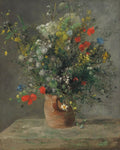 Floral Panting - Pierre-Auguste Renoir - Flowers in a vase