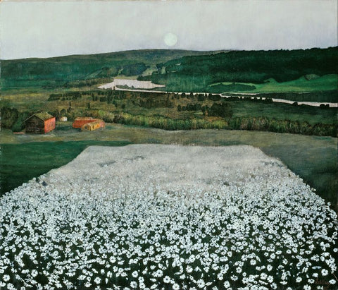 Flower Meadow in the North by Harald Sohlberg