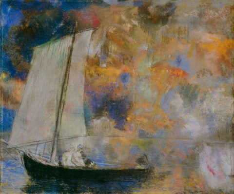 Flower Clouds by Odilon Redon