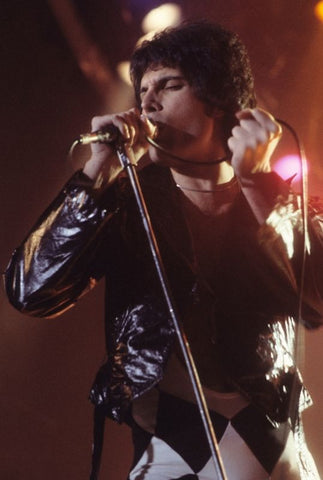 Freddie Mercury performing in New Haven Poster
