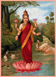 Goddess Lakshmi by Raja Ravi Varma
