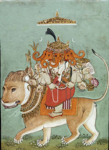 Ganapati Mewar Painting