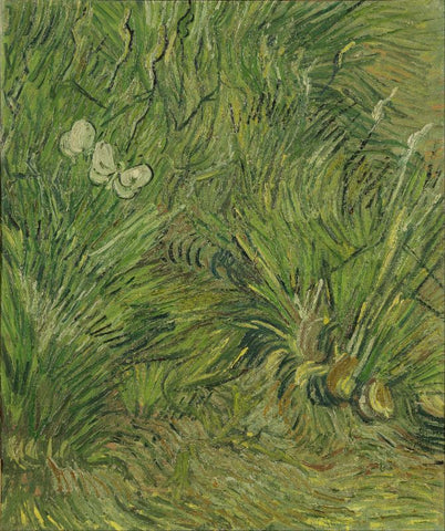 Garden with butterflies by Vincent Van Gogh