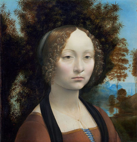 Ginevra de Benci by Leonardo da Vinci