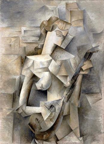 Girl with a Mandolin by Pablo Picasso