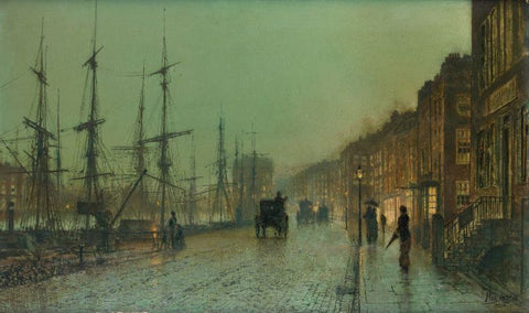 Glasgow Docks by John Atkinson Grimshaw