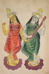 Goddesses Lakshmi and Sarasvati Painting