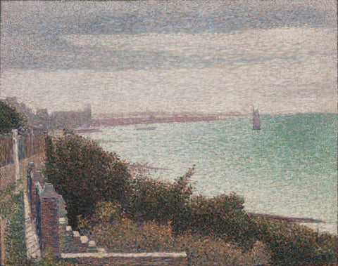 Grandcamp, Evening by Georges Pierre Seurat