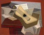 Guitar and Newspaper by Juan Gris