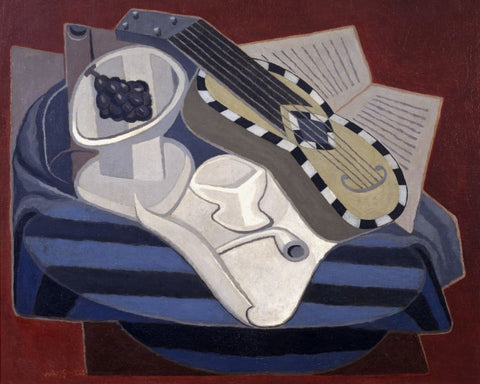 Guitar with inlays by Juan Gris