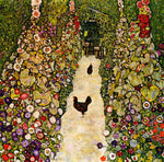 Garden Path with Chickens by Gustav Klimt