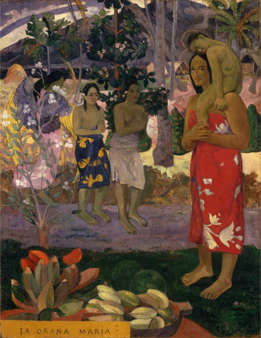 Hail Mary by Paul Gauguin