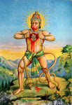 Hanuman Hriday Painting by Raja Ravi Varma