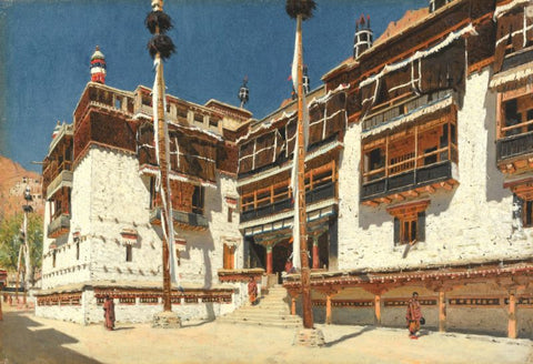 Hemis Monastery in Ladakh by Vasily Vereshchagin