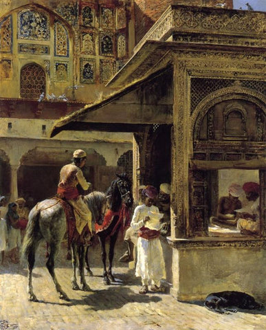 Hindu Merchants by Edwin Lord Weeks