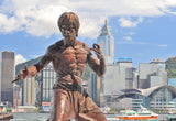 Hong kong Bruce Lee statue Poster