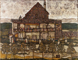 House with Shingle Roof (Old House II) by Egon Schiele