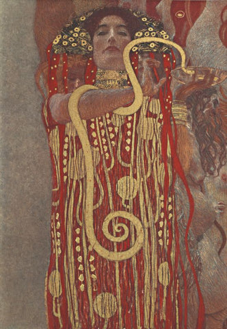 Hygieia by Gustav Klimt