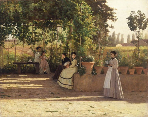 Il pergolato by Silvestro Lega