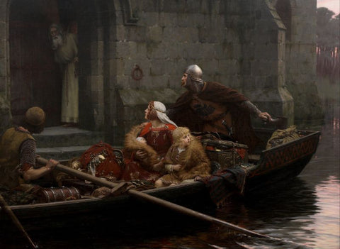 In Time of Peril by Edmund Blair Leighton