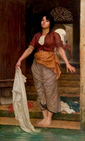 In a street in Venice by Valentine Cameron Prinsep