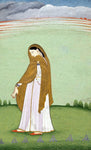 Indian Art Abhisarika Nayika a Heroine Longing for Her Lover