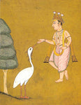 Indian Art Hamsa the Swan Incarnation of Vishnu