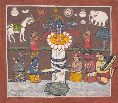 Indian Art Samudra Manthan