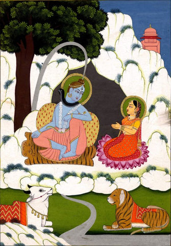 Indian Art Siva Parvati