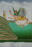 Indian Paintings Mewar Paintings Vishnu on Garuda